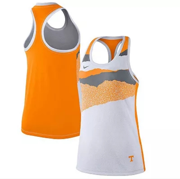 Nike Tops - Nike Tennessee Volunteers Mezzo Racerback Tri-Blend Performance Tank Large